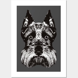 Miniature Schnauzer - Schnauzer Christmas Gifts Posters and Art